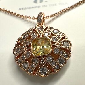 Bomb Party Rose gold OG necklace never worn